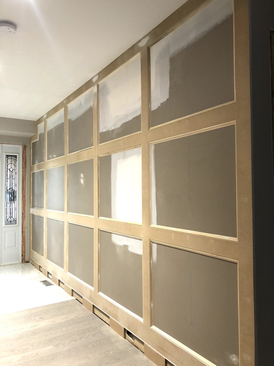 Fivestar Moulding Co On Twitter Working On Accent Walls This