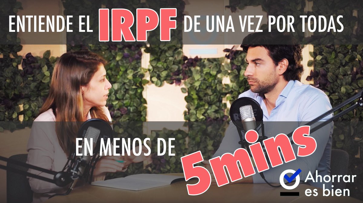 ¡Por fin! La explicación que necesitabas para entender el IRPF y su funcionamiento.

Breve y claro:
youtube.com/watch?v=as1auw…
☝️
#ahorraresbien #finanzaspersonales #irpf #nómina #aprender #finazasparatodos #expertoeconomía