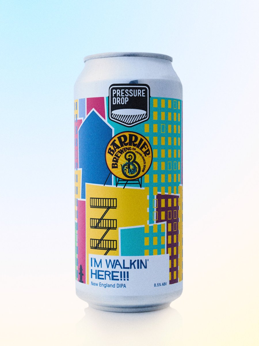 TheSkylinePro's tweet photo. From @BarrierBrewing. (NYC) x @PressureDropBrw (LDN):
I’m Walkin’ Here!!!
New England DIPA, 8.5%
Soft, juicy DIPA with mango, guava and papaya flavours.

Find it in the #SkylineBox. Get yours from @beermerchants now: https://t.co/dbHQG1BwLa https://t.co/rFi0f2d768
