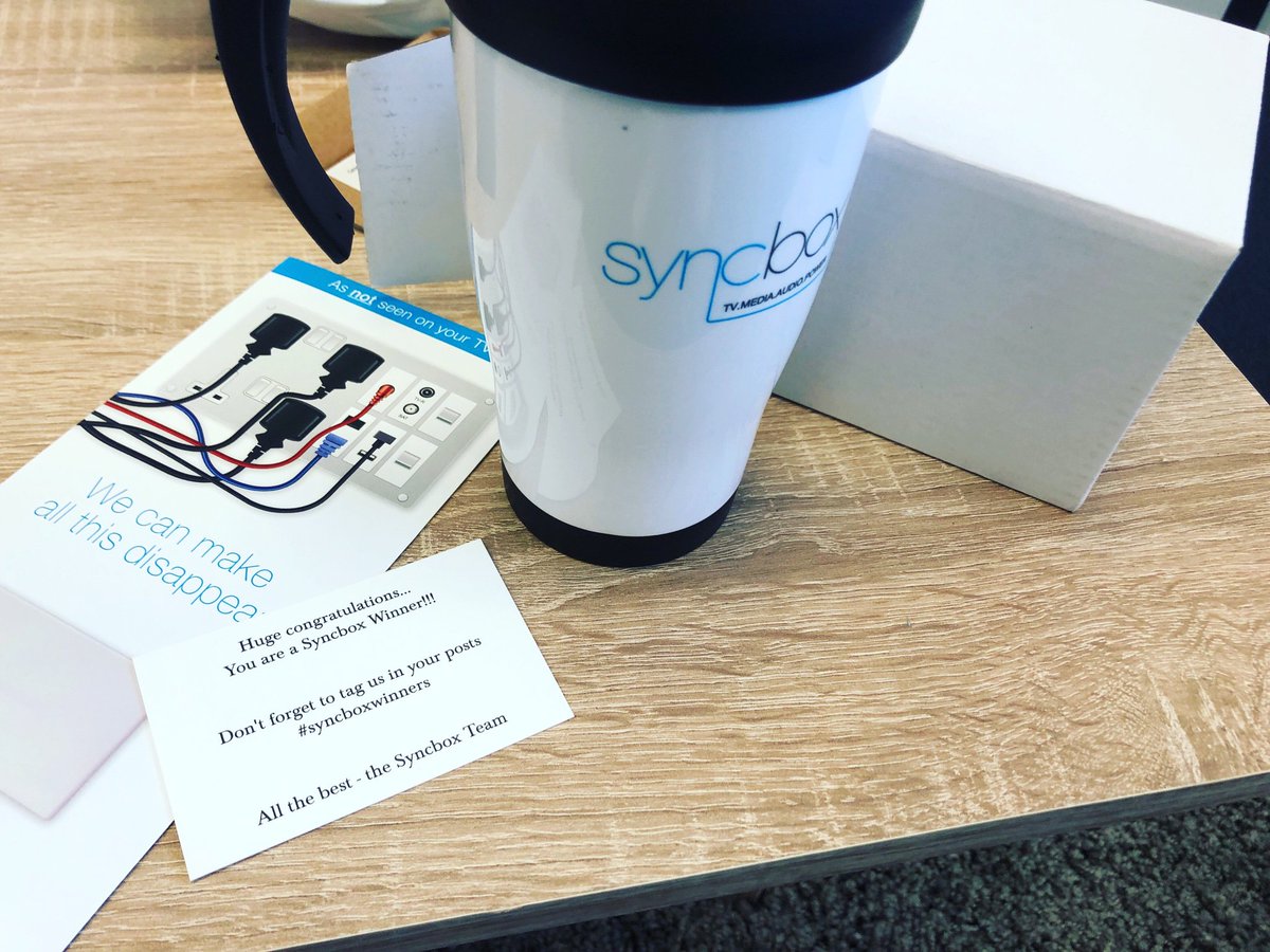 _syncbox's tweet photo. Another Syncbox travel mug heading out the door to Erol Tanir at The Vehicle Bodyshop in Cirencester 🎉 #syncboxwinners #smarthomesolution #proav #avinstallers #electriciansofinstagram https://t.co/zOgEgtDC39
