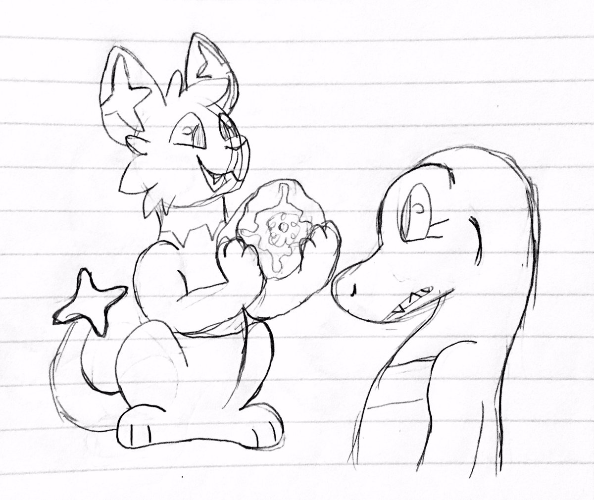 astra1nova's tweet photo. Thinking about my old mystery dungeon team
#pokemon #pkmn #pmd #pmdexplorers #eos #explorersofsky #pokemonmysterydungeon #shinx #totodile #art https://t.co/Eq8k90eMtV