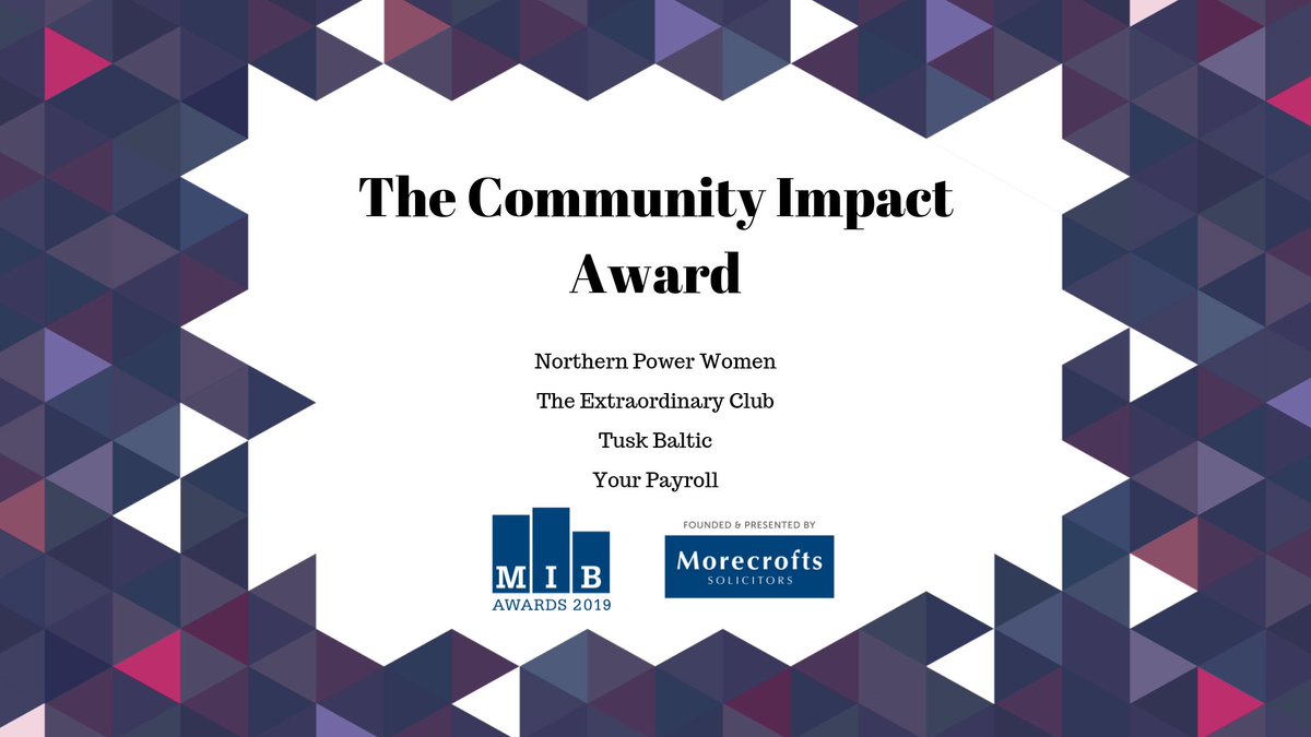 MIBAwards's tweet photo. The shortlist for the Community Impact Award👏 #MIB19 https://t.co/8WyDk8mzke