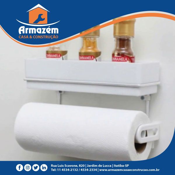 armazemcasacons's tweet photo. Deixe seus temperos sempre à mão e armazenados de maneira prática e funcional, sem precisar furar o armário ou a parede. 
Disponível em: https://t.co/Tggt4cjnDp
#armazemcasaeconstrucao #itatiba #casa #utilidades #cozinha #armario #tempero #rolodepapel #organizador #metaltru https://t.co/X71Lc9692B