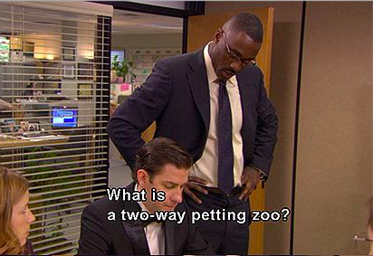 theofficetv's tweet photo. Not sure if this idea was terrifying, or genius... https://t.co/eCkmBLShoy