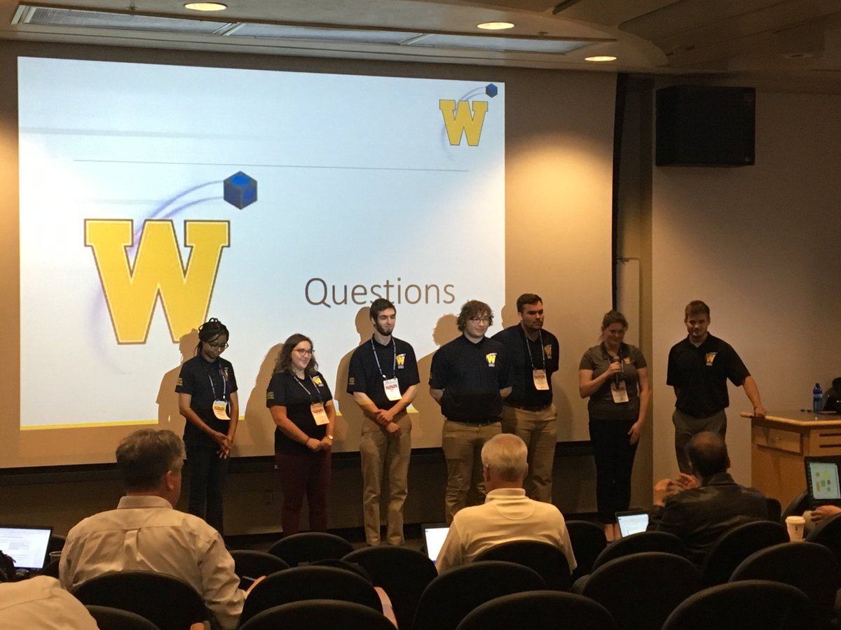 Your support helps fund our students to preset their work to experts on the small satellite industry. #smallsat #WMUGivingDay <a href="/WMUCubesat/">W.A.L.I</a>