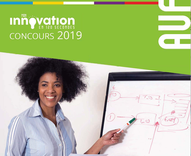 AUF_AfriqueO's tweet photo. L' @auf_org  et @LeCames organisent le concours « Mon innovation en 120 secondes », pour primer les meilleures innovations pédagogiques en Afrique. 
Les candidatures sont prolongées jusqu'au 30 novembre 2019.
Pour plus d'informations 👉 https://t.co/l19Phzk0Vd https://t.co/2CjbA0P8tu