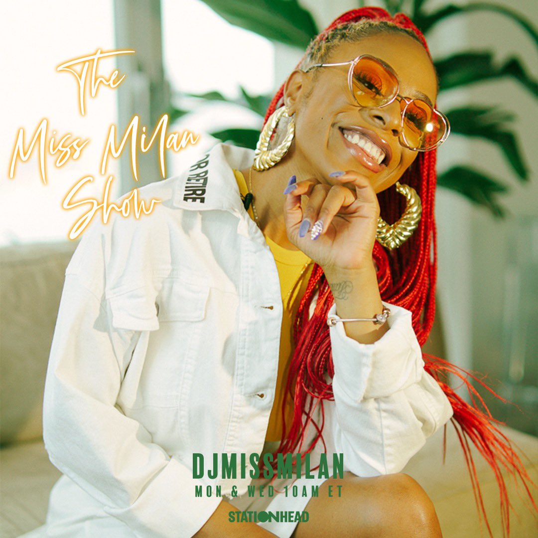 MissMilanShow's tweet photo. WAKE THAT ASS UP🗣@DJMissMilan is ON🧚🏽‍♀️

Tune in live at 10a for New Music Report, Wednesday Wellness &amp; Wisdom, #WTFFACT &amp; more! 

Get the app &amp; tune in on your phone: https://t.co/1YRovp1t8f https://t.co/u4a5FhLa4v