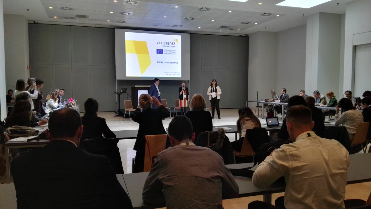 .<a href="/CLUSTERS3eu/">CLUSTERS3eu</a> Final Conference during #TCI201: 
What have we learnt during the last 4 years?
We will get to know the conclusions of the project and the future objectives during this special event in #Antwerp.