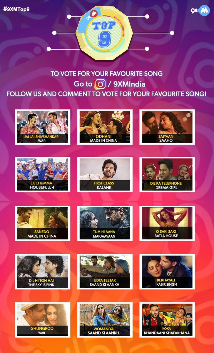 9xmHaqSe's tweet photo. It's time to select your 9XM Top 9. Follow us on #Instagram and comment to vote for your favorite song using #9XMTop9!

Click to comment: https://t.co/Ak2AccZhPr https://t.co/0DljYLOWop