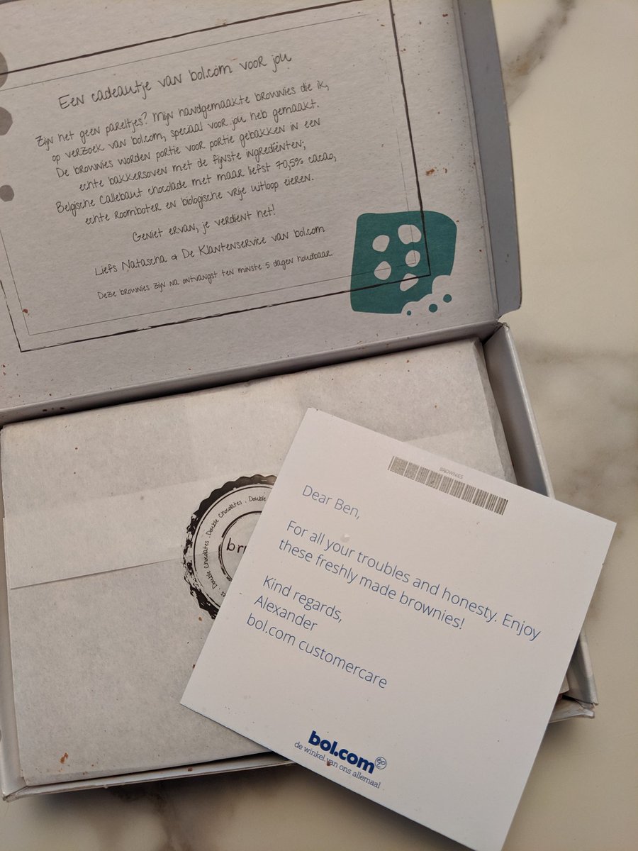 BenjyStorey's tweet photo. Lovely to get this from @bol_com ! Thanks - that's dinner sorted :D https://t.co/vWCWA2o7im