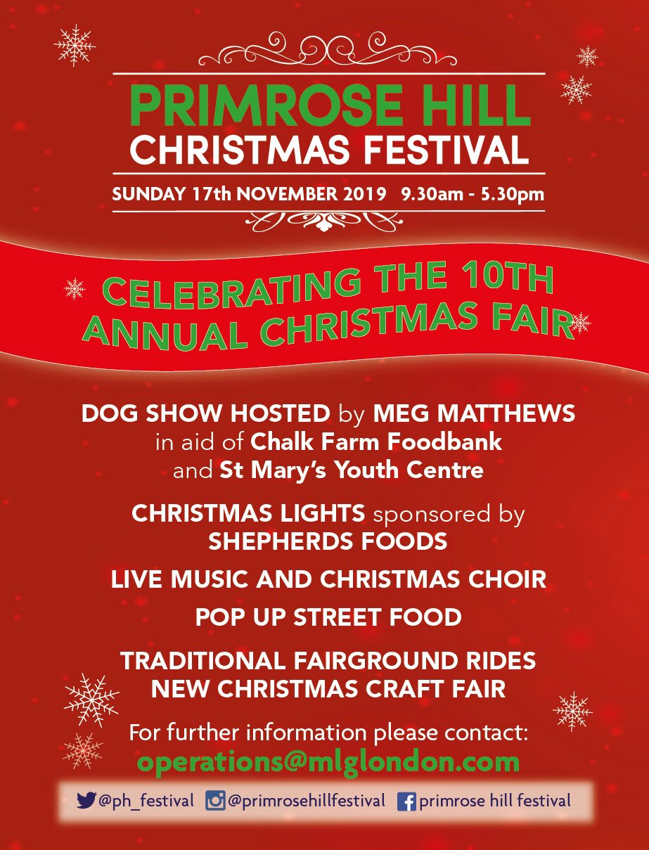 St Matthews Christmas Bazaar November 2022 Primrose Hill Festival & Dog Show (@Phfestivals) / Twitter