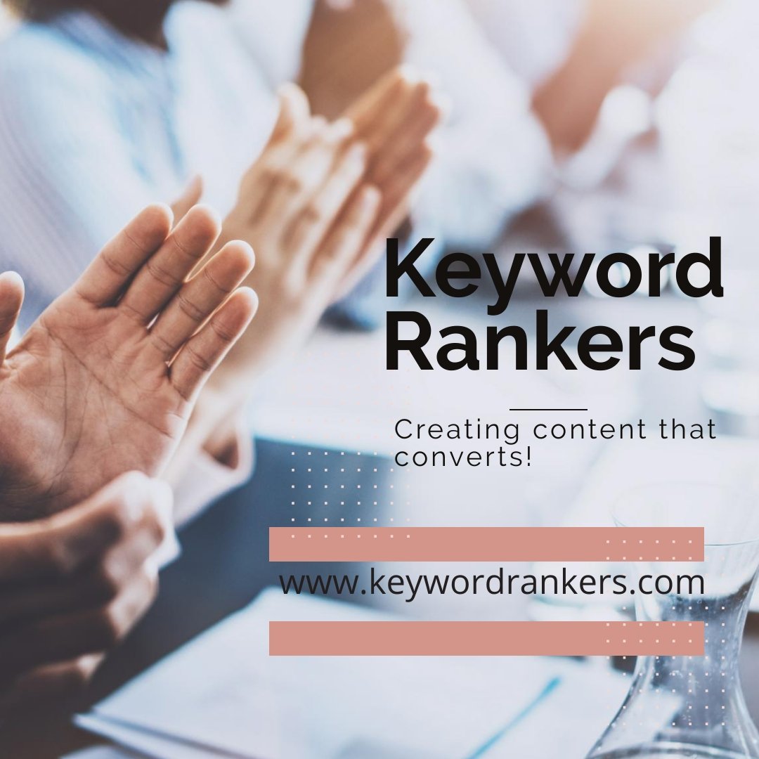 keywordrankers's tweet image. Add great content to your money site that appeals to your target audience and enhances ROI!

keywordrankers.com  Transforming visitors to buyers through the power of content!

#keywordrankers #contentcreation #articlewritingservices #SEO
