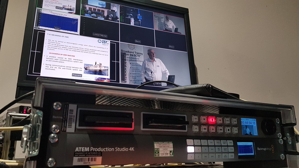 avteamuk's tweet image. Really interesting team #videoproject with our #lecturecapture service @OGGSVenue for @scte_Int #pip #pictureinpicture #livescreenrelay with #overheadshot @bmdesignpro #ATEM4K #productionstudio @ppc_online @TechnetixGroup