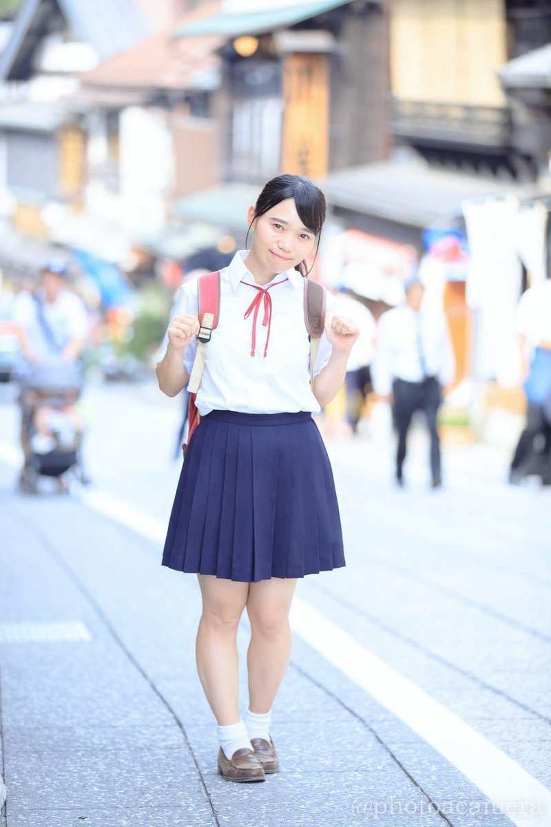 もこ 修学旅行 制服 ポートレート