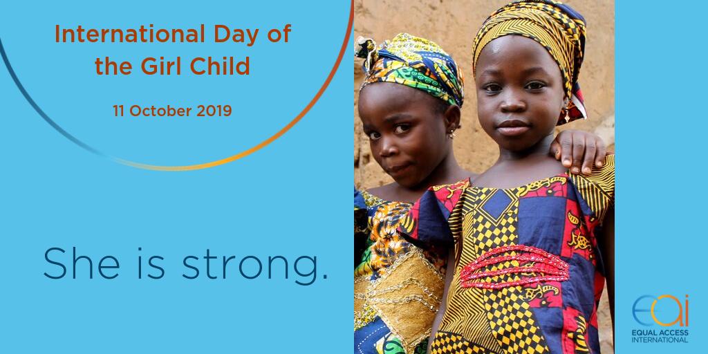 EqualAccessIntl's tweet photo. Happy International #Dayofthegirl! We are proud to champion #gender #equality &amp; #girls' &amp; #women's #empowerment. Read about our work with TV station @Arewa24 in Nothern #Nigeria to amplify the rich and complex culture, featuring shows that empower women. https://t.co/D5b7XFBP21 https://t.co/h5J3M7B7zj