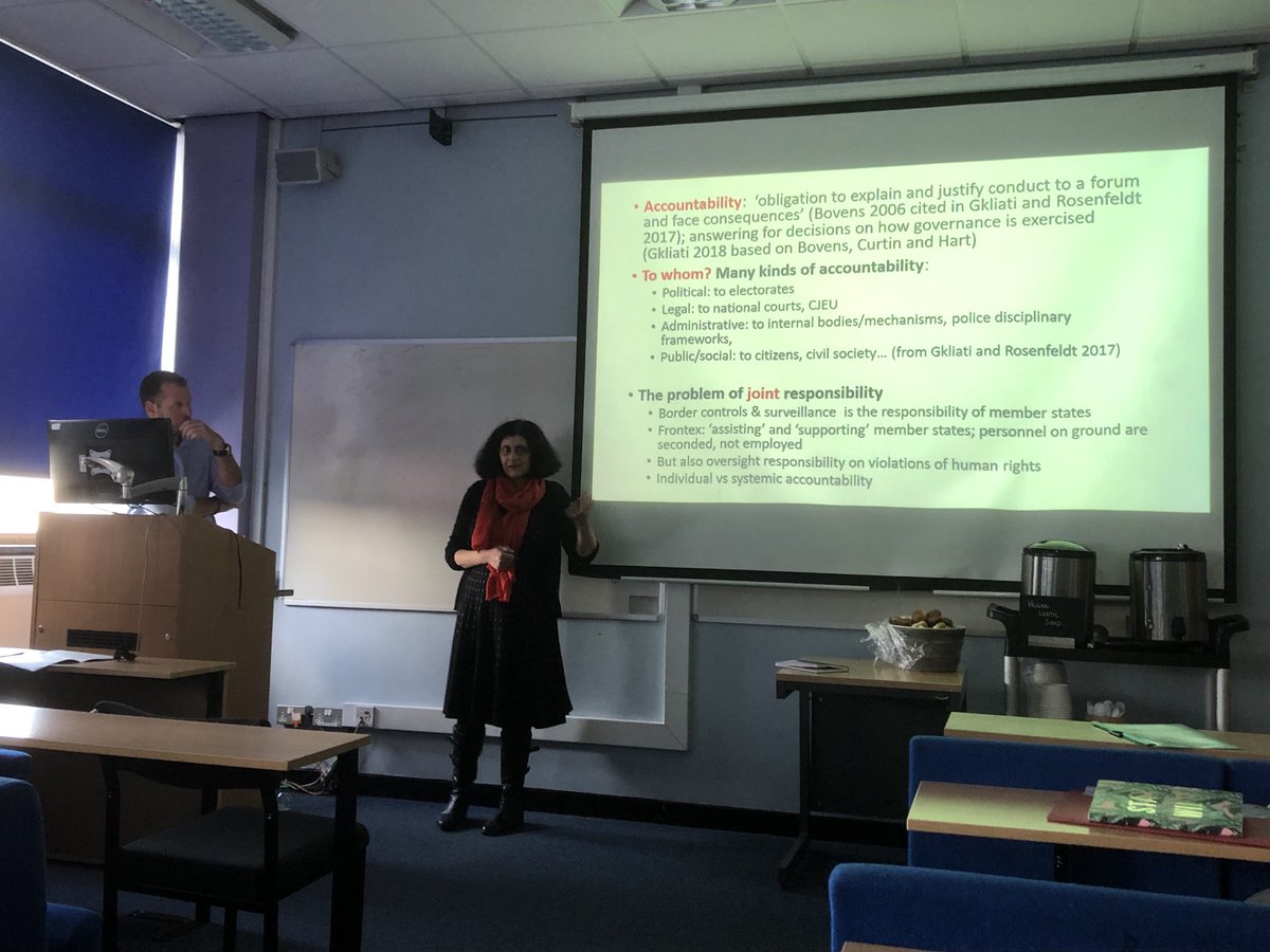 Fascinating and disturbing research presentation on human pushbacks on the borders of the European Union from Dr Lena Karamanidou and Daniel Gyollai. The second in the weekly Glasgow School for Business and Society research series on a relevant and concerning subject area.