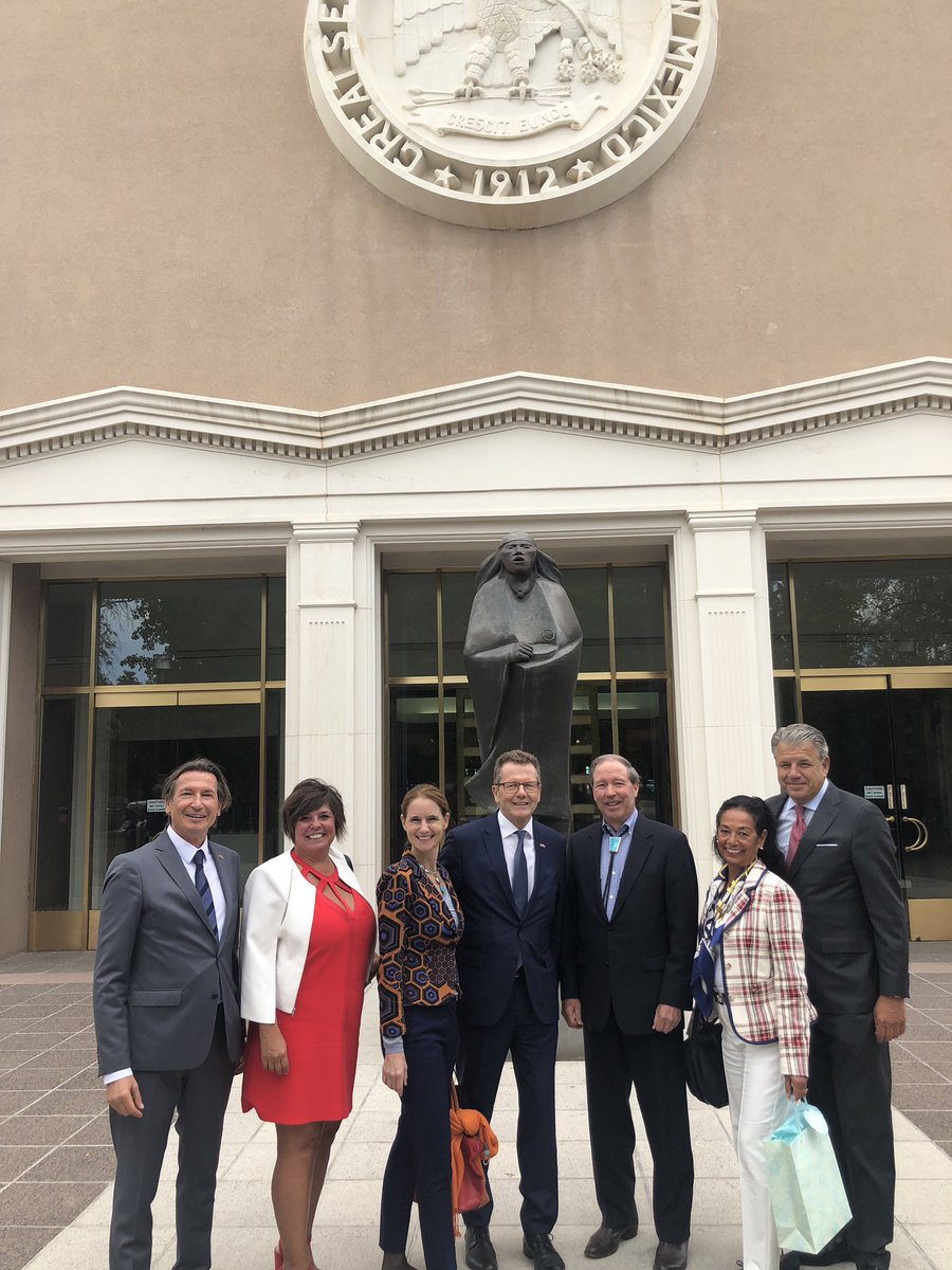 Honor to be received in New Mexico by <a href="/SenatorTomUdall/">Archive: Senator Tom Udall</a> &amp; Governor Michelle Luján Grisham <a href="/GovMLG/">Governor Michelle Lujan Grisham</a> together with my colleagues #Austrian Honorary Consuls Dr. Nayantara Ghosh-Ersek <a href="/AustriaDenver/">AustrianConsulDenver</a> &amp; Hikmet Ersek @WesternUnionCEO &amp; @Austria_in_US Trade Commissioner Walter Koren