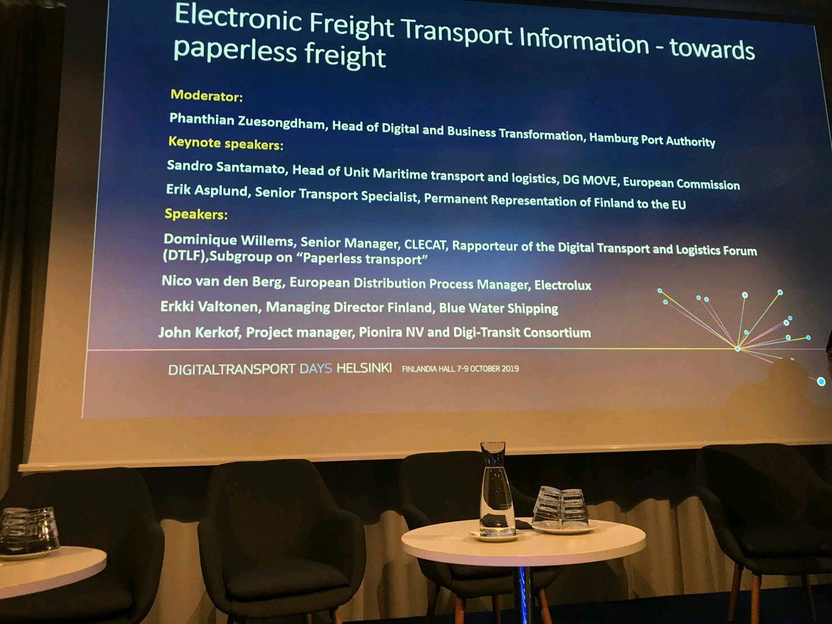 ISENSE_GROUP's tweet photo. Our #GiannisKanellopoulos participated in the 3⃣rd Plenary Meeting of #DTLF that was part of the #DigitalTransportDays 2019, #Helsinki 🇫🇮. A great chance to participate in the formulation of the future of freight #transport in #Europe with #FEDeRATED and #FENIX projects. https://t.co/uCzC7dRsXr