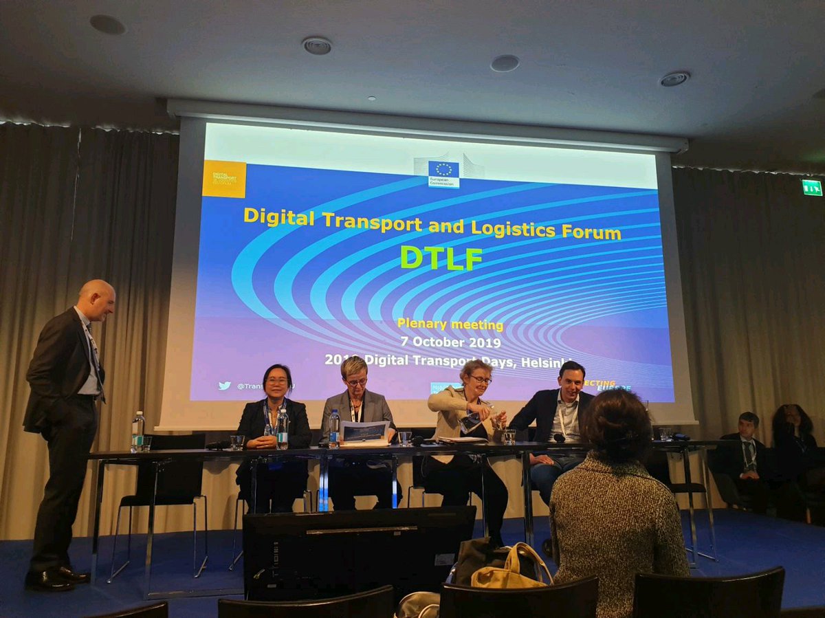 ISENSE_GROUP's tweet photo. Our #GiannisKanellopoulos participated in the 3⃣rd Plenary Meeting of #DTLF that was part of the #DigitalTransportDays 2019, #Helsinki 🇫🇮. A great chance to participate in the formulation of the future of freight #transport in #Europe with #FEDeRATED and #FENIX projects. https://t.co/uCzC7dRsXr