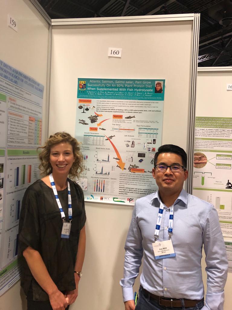 Sharing my exciting results from our #BII FPH salmon feeding trial at #AEBER19 with Alex Wan @nuigalway. <a href="/uccBEES/">Biological, Earth & Environmental Sciences, UCC</a> <a href="/MaREIcentre/">MaREI</a> <a href="/MarineInst/">Marine Institute</a> <a href="/eriucc/">Sustainability Institute</a>