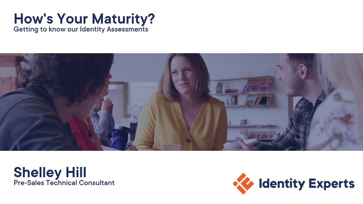 IdentityExperts's tweet photo. Join our Pre-Sales Technical Consultant @Identity_Shell as she talks you through our #Identity Maturity Assessment.

https://t.co/FVueiMMeIG
#IdentityMaturity #IdentityManagement #IAM https://t.co/SdCs4XIzjR