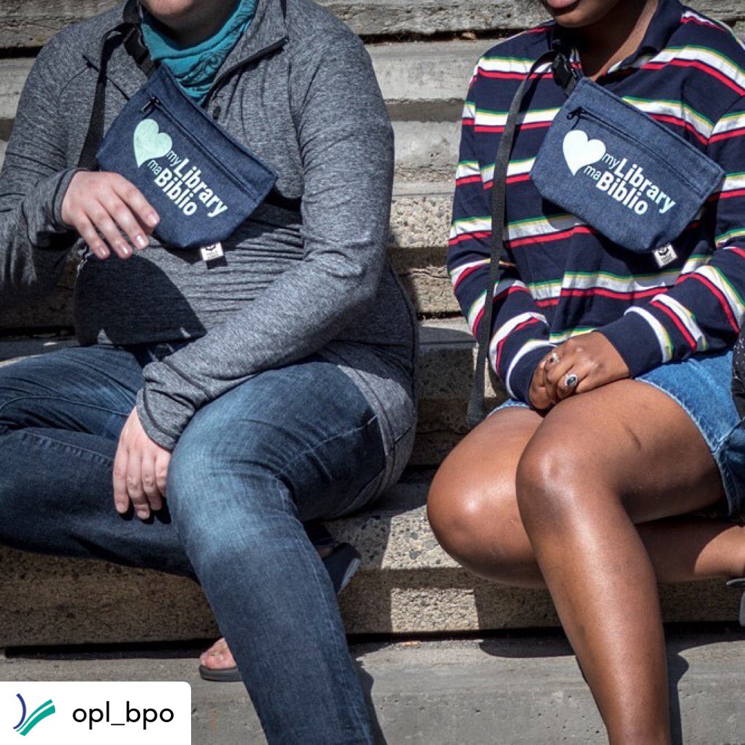 EcoEquitable was thrilled to make the fanny packs for the Ottawa Public Library's Golden Ticket giveaway. Yay Library Month! ow.ly/BhJ150wEXlY