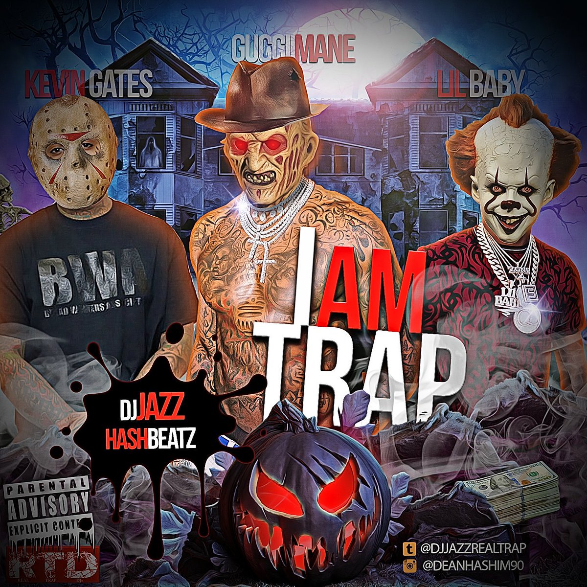 MrDontGoDownTV's tweet photo. Gang Gang Gang Shit hosted by Real Trap DJs &amp; DJ Jazz Dropping Soon via @DatPiff #DatPiff #Halloween #It #FreddyKruger #Jason #DJJazz #DJs #IAmTrap #Mixtape #Trap https://t.co/ixNbKKCQPy