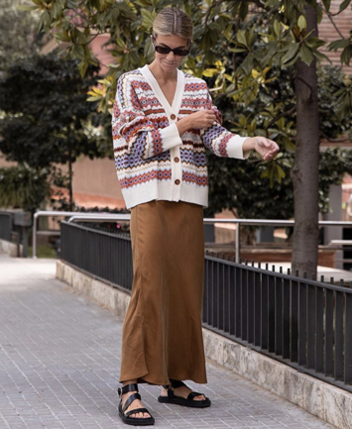 Beautiful <a href="/CoolhunterDiary/">Patricia Sañes</a> with our cardigan FW19/20 ♥️ #leborgabala #leborgabalaFW1920 #patriciasañes #coolhunterdiary #fallwinter