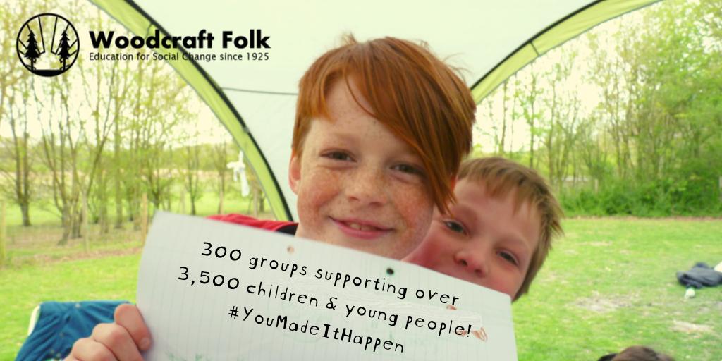 In 2019, our volunteers and supporters have ensured that we can continue to provide 300 groups for over 3,500 children, as well as helped to run our 6 centres and campsites! Thank you! #YouMadeItHappen
