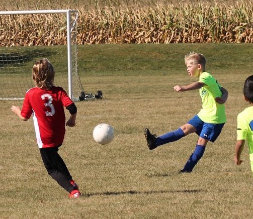 BSC U9 Blue Eagles best ENCO 3-0 at home this weekend... Tommy 2 goals and Gavin 1 goal #bscproud