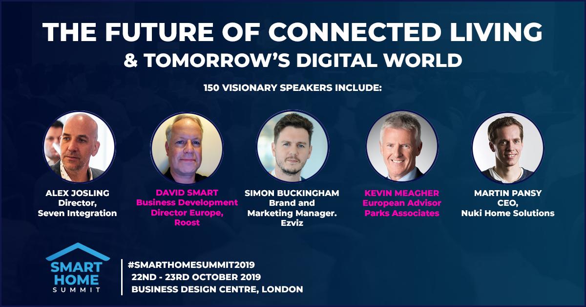 smarthomesummit's tweet photo. Say hello to the speakers involved in the #smarthome conference. Find out more about them @ https://t.co/L4X8Vx93cD  #smarthomesummit2019 https://t.co/I7mhNazBal