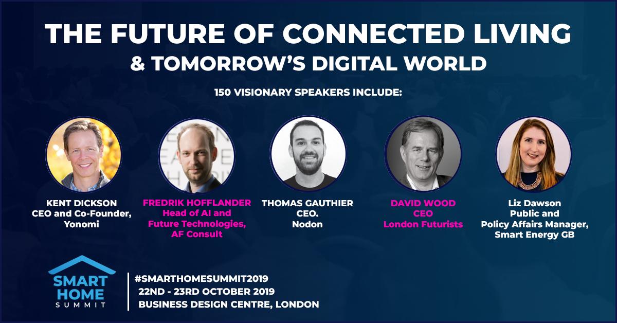 smarthomesummit's tweet photo. Say hello to the speakers involved in the #smarthome conference. Find out more about them @ https://t.co/L4X8Vx93cD  #smarthomesummit2019 https://t.co/I7mhNazBal