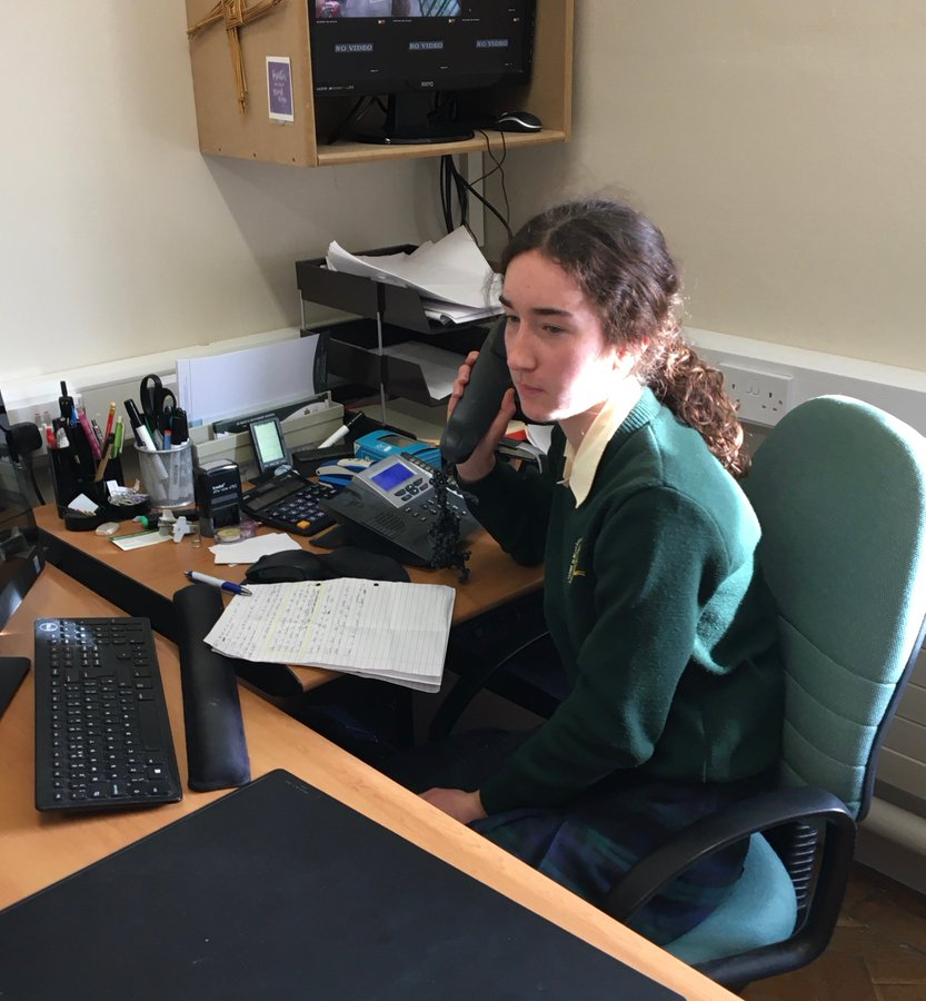 5th year Economics student Jane Prendergast going head to head with the Minister regarding Budget 2020