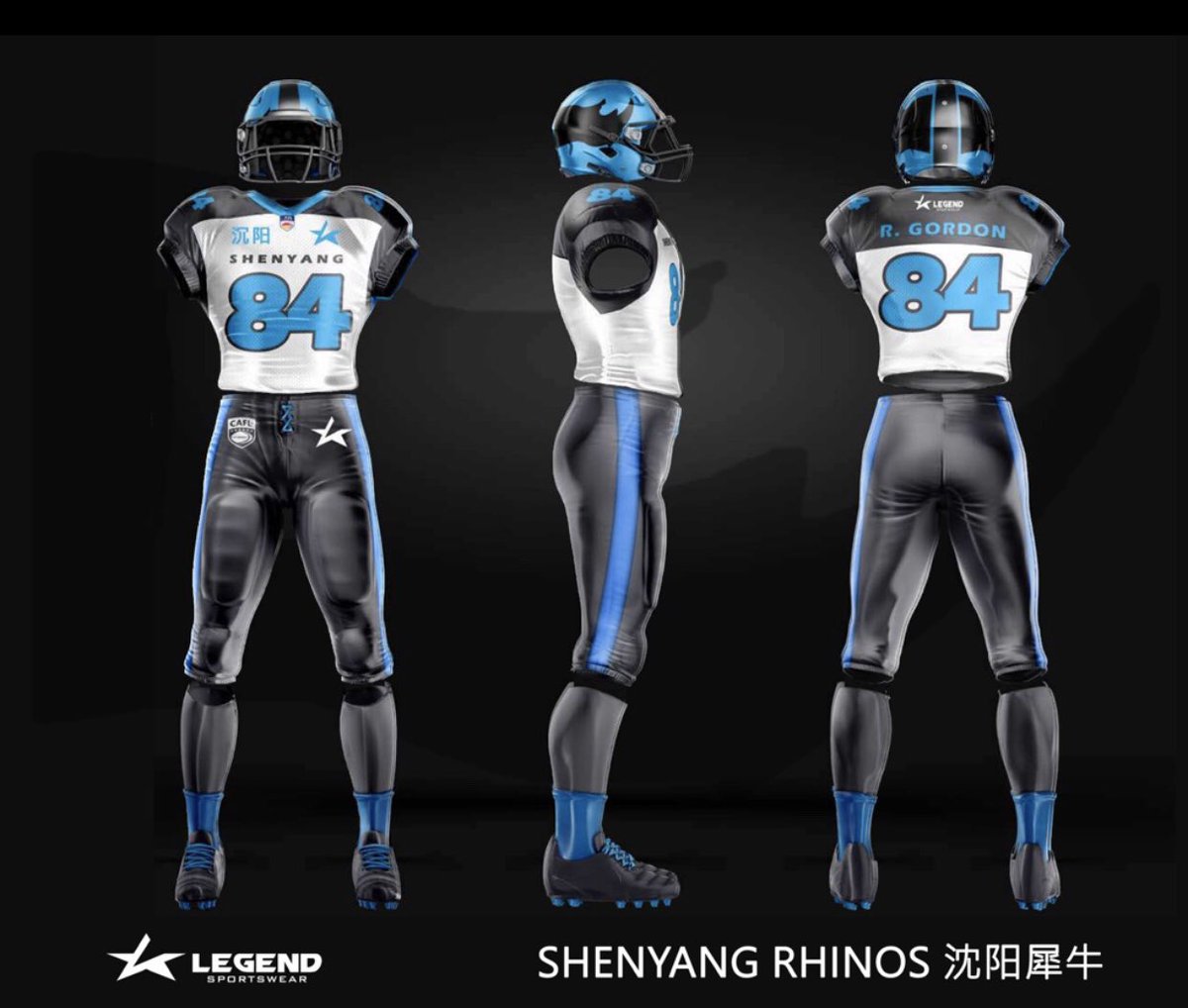 ArenaFLChina's tweet photo. The Official Drop of the 2019 CAFL Team Uniforms https://t.co/mBG7WoXyey https://t.co/HrwwxEM0Vt