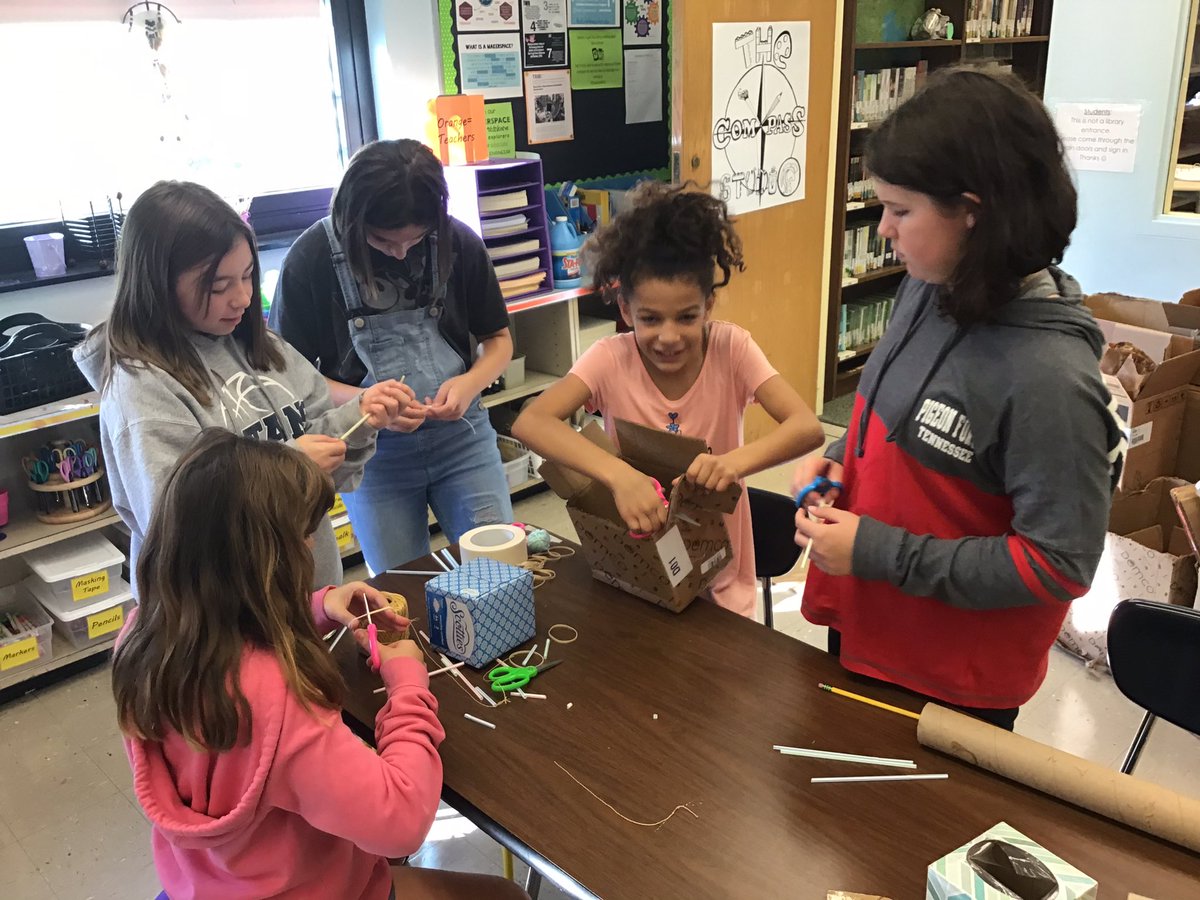SAES Bergstrom Library Media Center tweet media