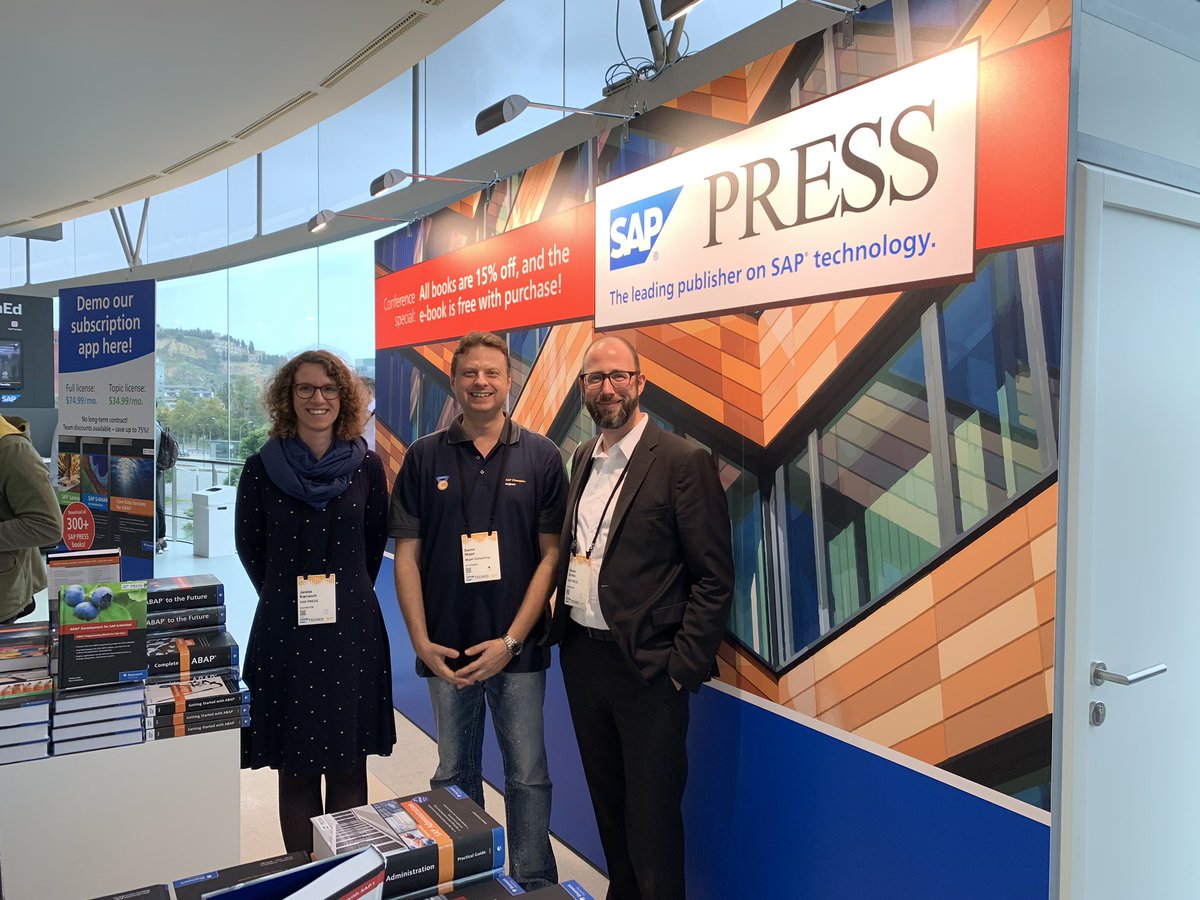 majcon's tweet image. #SAPTechEd #Barcelona Thanks for supporting #ABAPCommunity Formats @ABAPCodeRetreat @abapGitBunkai 👏🏻 @rheinwerkverlag @sappress
