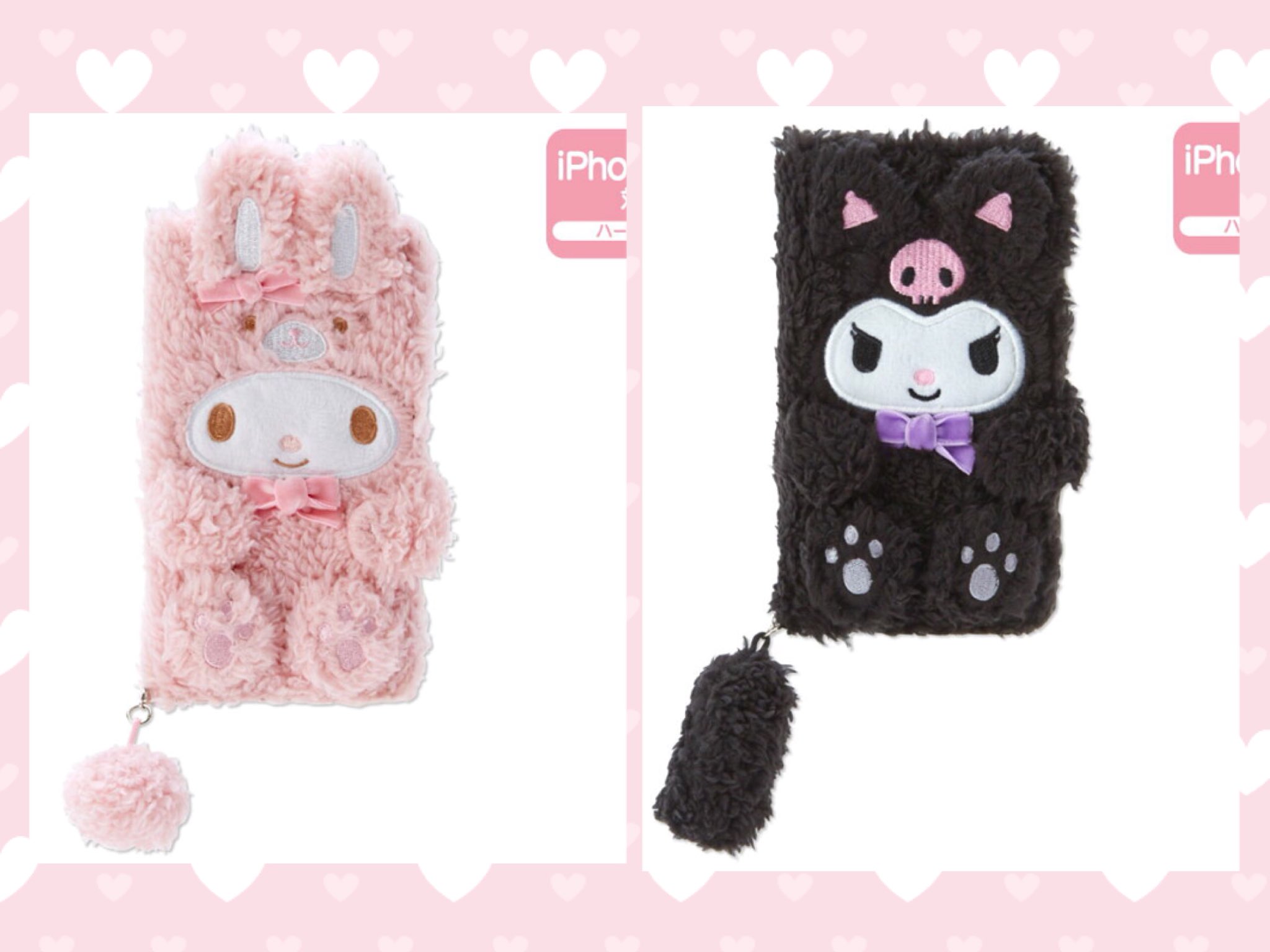 O Xrhsths みるく Sto Twitter マイメロちゃんとクロミちゃんのiphoneケースはぬいぐるみみたいで可愛すぎる ˊ艸ˋ ロリータレースシリーズとほっこりパジャマシリーズも可愛い マイメロ T Co Xf3w4djktz T Co Qccf2rfmzc Twitter