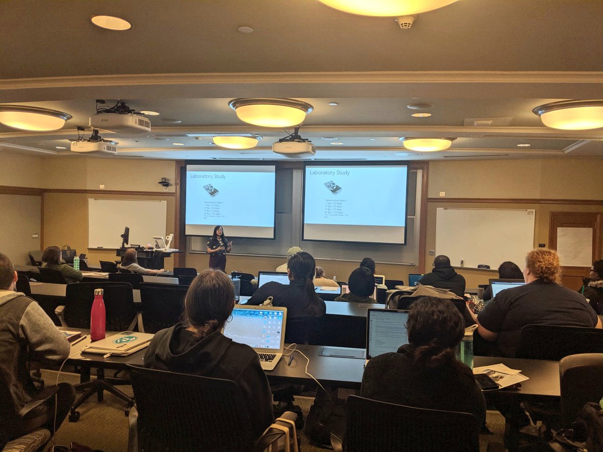 JessicaJTran's tweet photo. Still pumped from yesterday's guest lecture @UMich @_rnbrewer class on accessibility research @MicrosoftRI and dissertation on #MobileASL! #a11y #microsoftlife @jennylayfluffy https://t.co/xMMP35AI2n