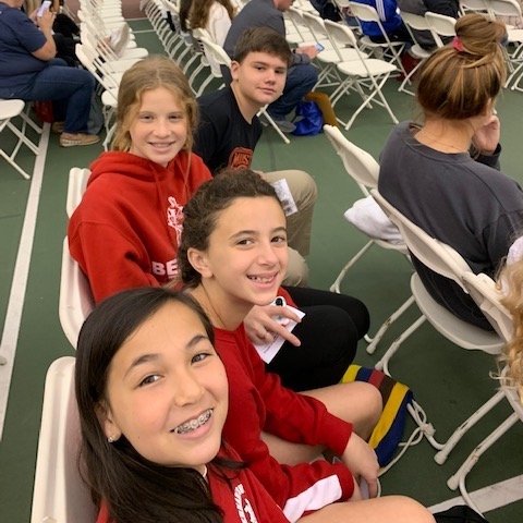 BernardsvilleMS's tweet photo. BMS leaders having a great day at TCNJ. @njasc #LevelUpNJ #njasc https://t.co/7pVYf8n9gX