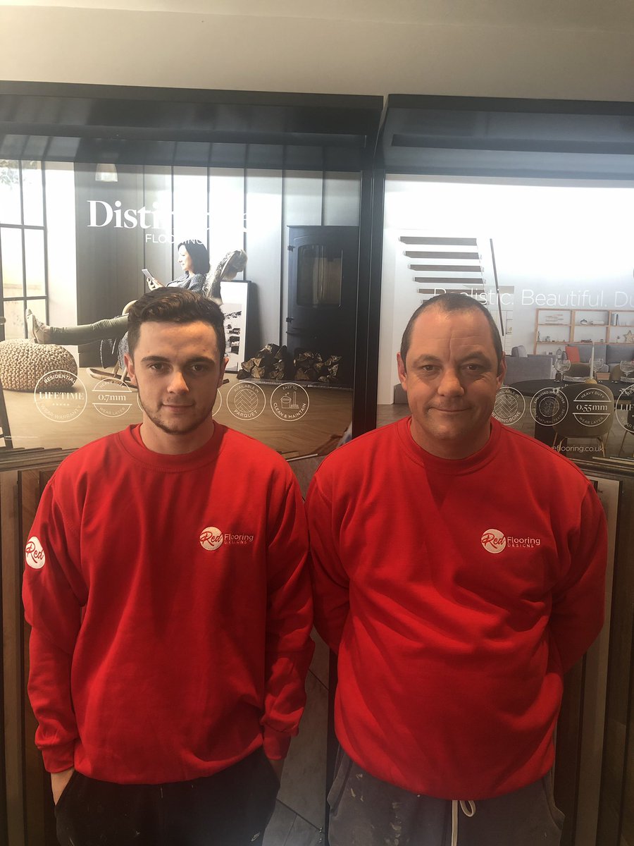 FlooringRed's tweet photo. This is the young man in our family Henry and also the very highly skilled apprentice. Did you know we used the first initial of our three youngest daughters names  to make our company name, Rosie Evie and Darcie. Red Flooring #itsafamilything #redflooringdesigns #winghamvillage https://t.co/iNyaOp7EUG