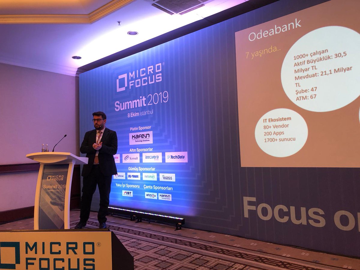 PadranInc's tweet photo. Çok kıymetli müşterilerimiz Aktif Bank ve Odea Bank, Micro Focus Summit 2019'de Uygulama Yaşam Döngüsü Yönetimi ve Test Otomasyonu alanındaki kazanımlarını aktardılar. Onları sahnede görmek ne büyük mutluluk!
#microfocus #alm #testautomation #padran #aktifbank #odeabank #proud https://t.co/z88iNivzNc
