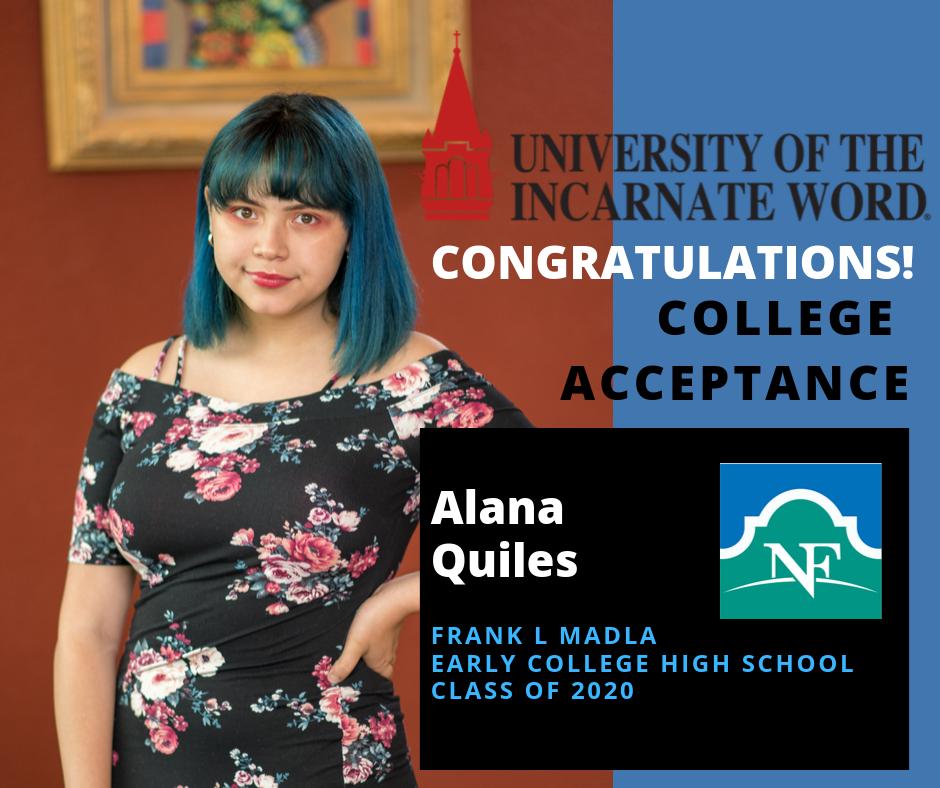 flmechs's tweet photo. Congratulations to Alana Quiles on her acceptance to @uiwcardinals. #CLASSOF2020 #FEEDTHELOBO https://t.co/Pu5vMgOW7z