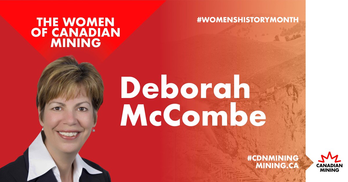 theminingstory's tweet photo. An accomplished Geoscientist &amp; President &amp; CEO of @RPAMining (now a division of SLR), as well as Director of @agnicoeagle’s Board, Deborah McCombe has decades of experience in exploration and #mining project management #WomensHistoryMonth https://t.co/1H92bB5Kaa