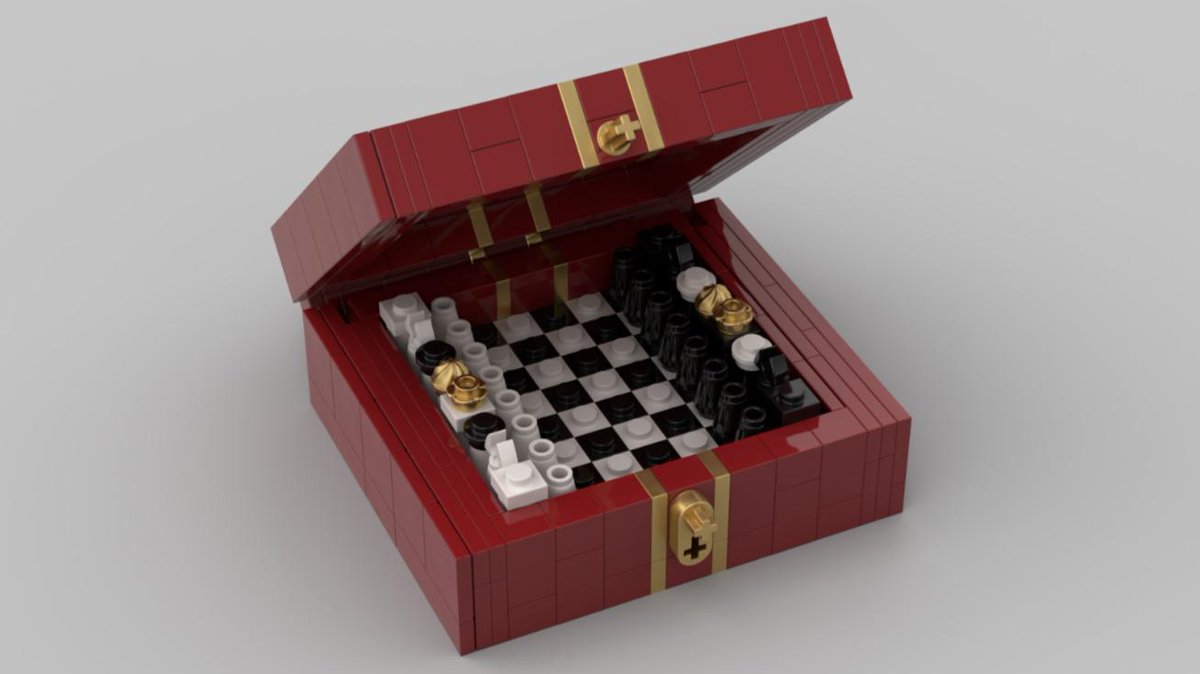 A normal size chess board can be pretty big, but luckily #LEGOIdeas user BIOBAY has created a Pocket Chess set! ♟️

Challenge anyone to a game of chess, anywhere with this microscale build. Congrats BIOBAY as your design is today's Staff Pick! - lego.build/326ihAM