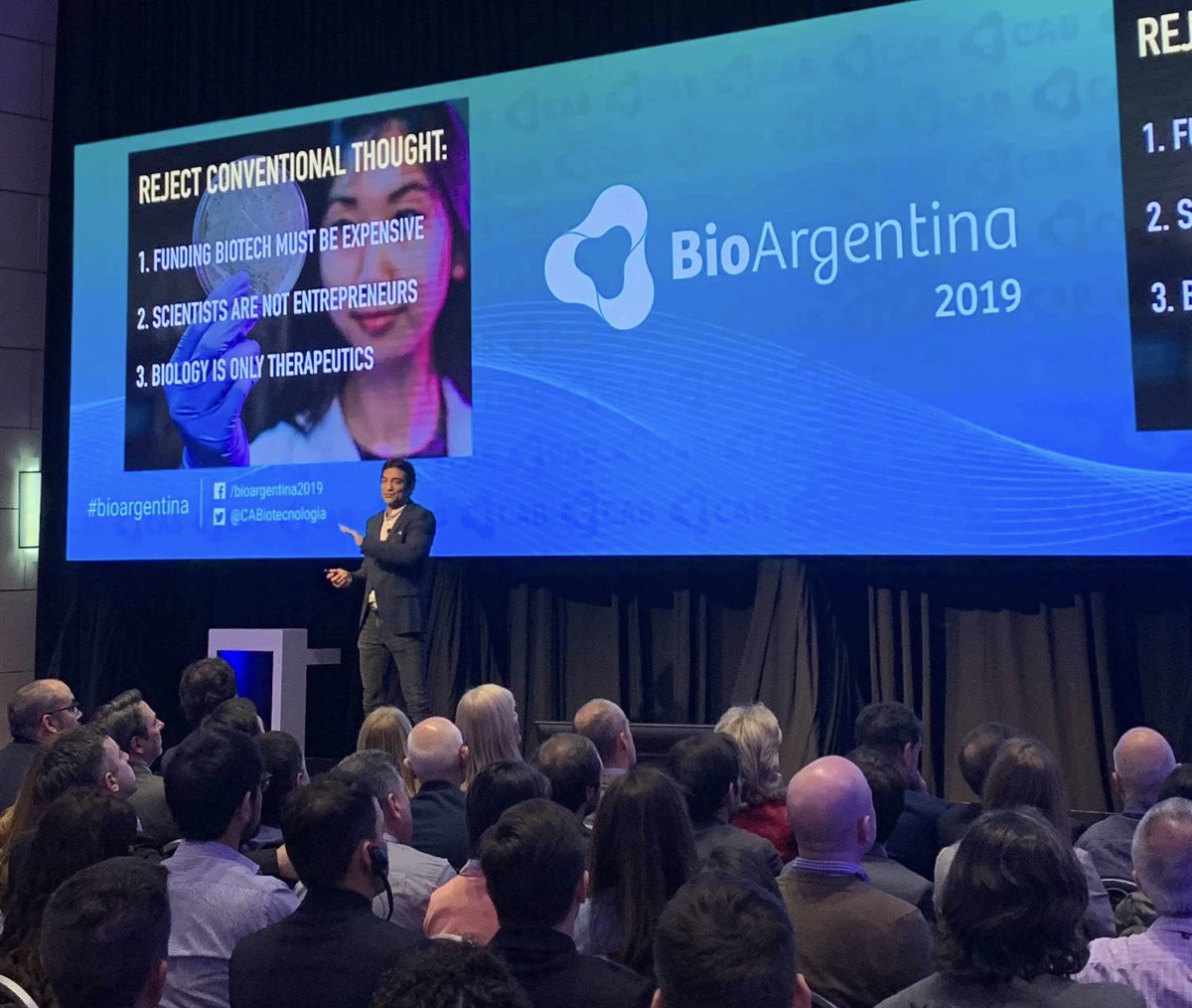 Happening Now: <a href="/arvndgpta/">Arvind Gupta</a>’s keynote on #IndieBio’s mission to empower scientists to become entrepreneurs, and fund scientific breakthroughs that will transform the world. Thank you BIO Argentina 2019! We are all stewards of Planetary &amp; Human Health! 👊@SOSVvc <a href="/gridexp/">GRIDX</a> #biotech