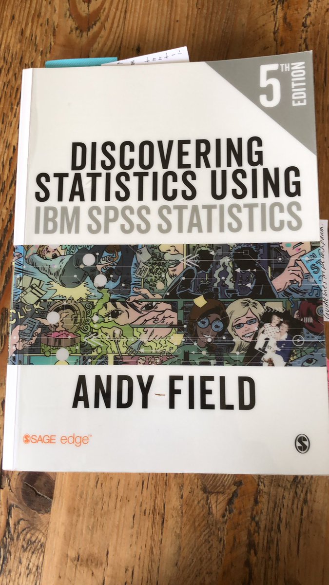 Q: on a scale of 1 (not at all) to 10 (extremely) how glad am I <a href="/ProfAndyField/">Andy Field</a> wrote this book? A: 17.