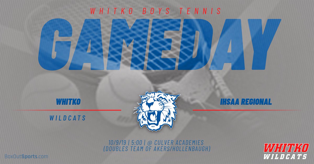 WhitkoAthletics's tweet photo. GOOD LUCK Devon and Jackson!
#WhitkoPRIDE https://t.co/RCRECU1QOA