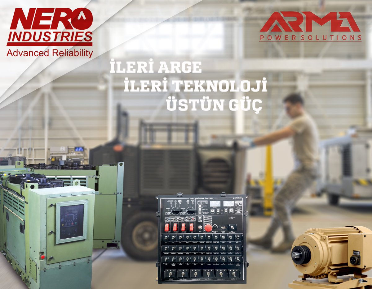 neroindustry's tweet photo. Nero Industries has produced and delivered more than 2,500 generators and APUs up to date.
#neroindustry #arma #powersystems #militarygenerator #powerdistributionunit #powerswitchingunit #auxiliarypowerunit #batterymanagementsystem #acdcconverter #rectifier #ptoalternatorsystem https://t.co/V8W8yAISWQ