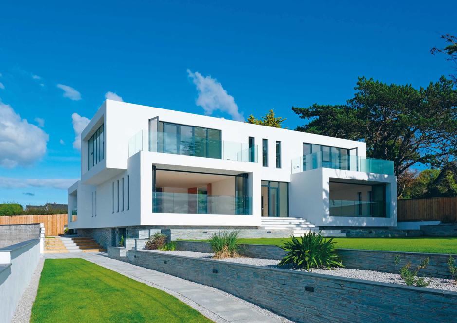 mpc_group1's tweet photo. We are delighted to share the results of a project completed by MPC Plastering earlier this year, carrying out the external work on this stunning Grand Designs-esque property in Cornwall. https://t.co/p0O5mOq7a2