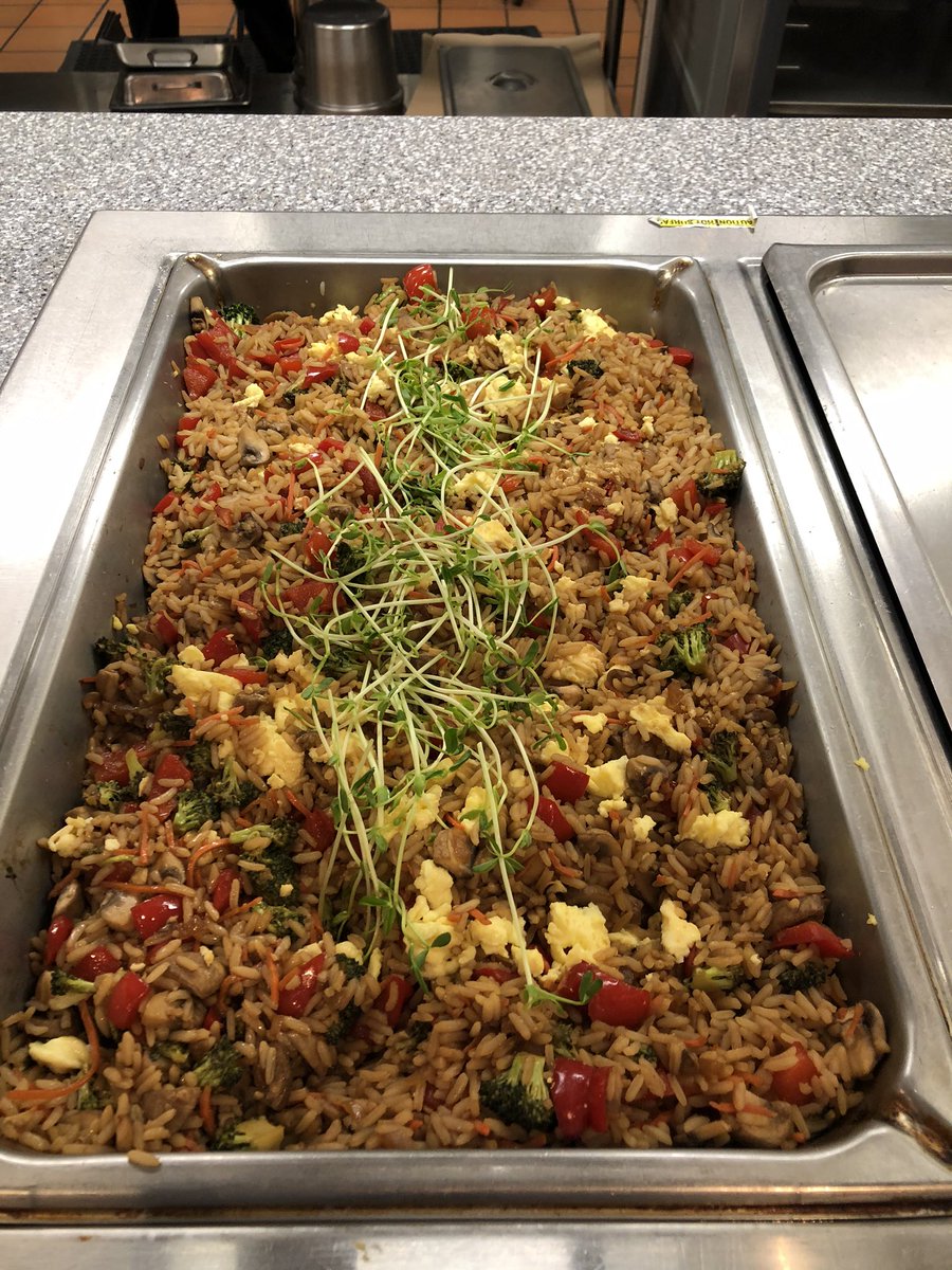 pvicafe's tweet photo. Vegetable Stir Fried Rice.  Only at your pvi dining hall. https://t.co/mGQeeu5ljh